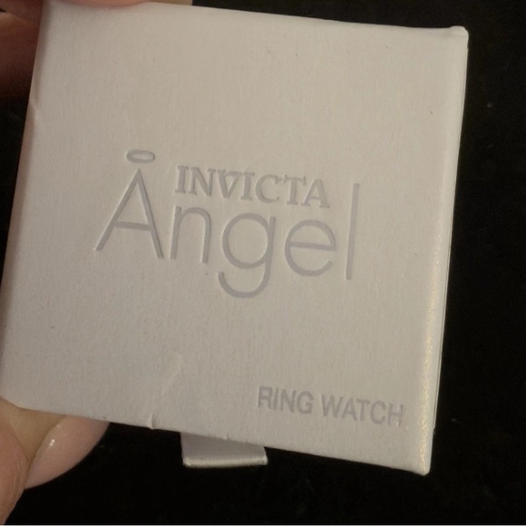 Angel Gold Ring with Watch Face - Picture 2 of 5